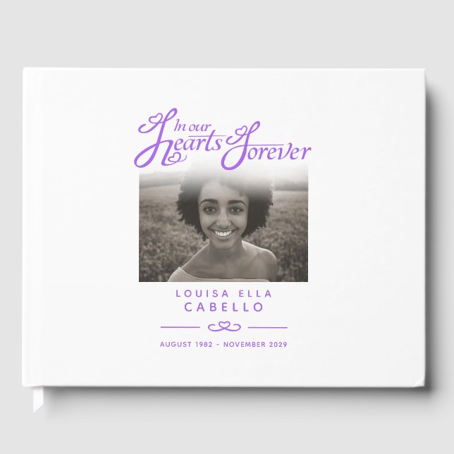 Garder le livre commémoratif dans nos coeurs blanc (Recto)