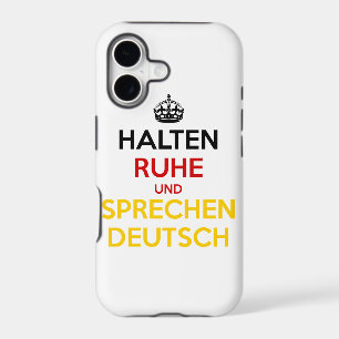 Garder son calme et parler allemand