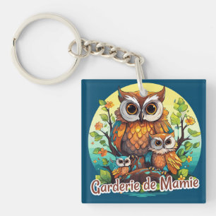 Garderie de Mamie Keychain