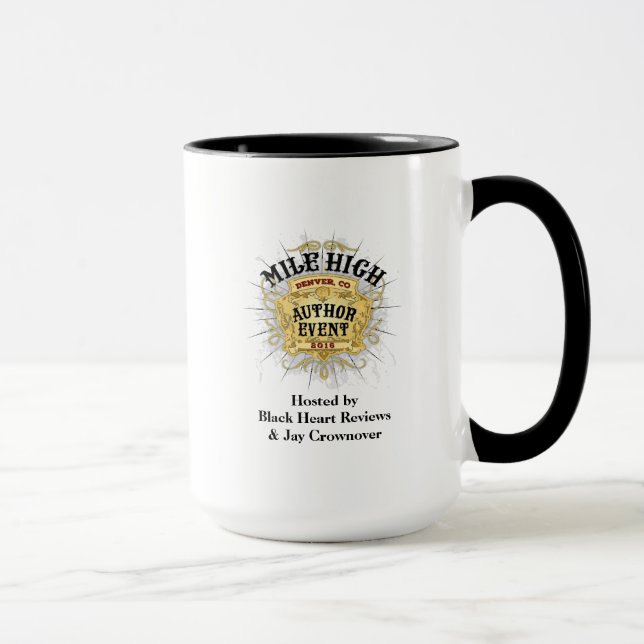"Gardez la barbe de Denver" - tasse de deux tons (Droite)