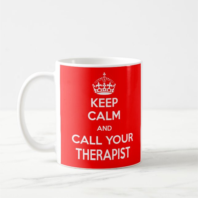 Gardez le calme et appelez votre tasse de (Gauche)