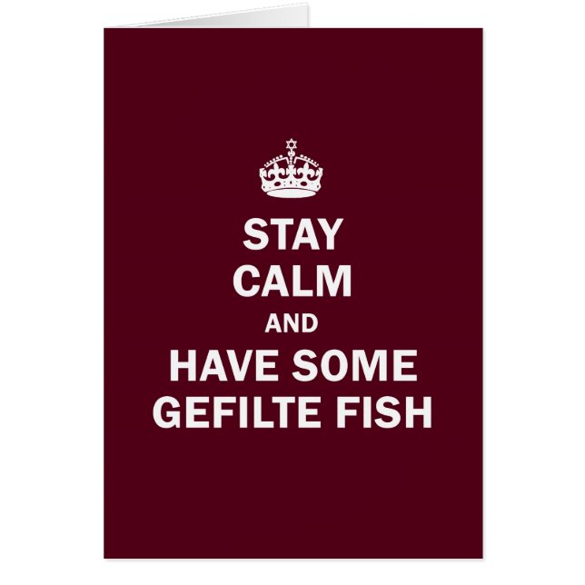 Gardez le calme et ayez quelques poissons de (Devant)