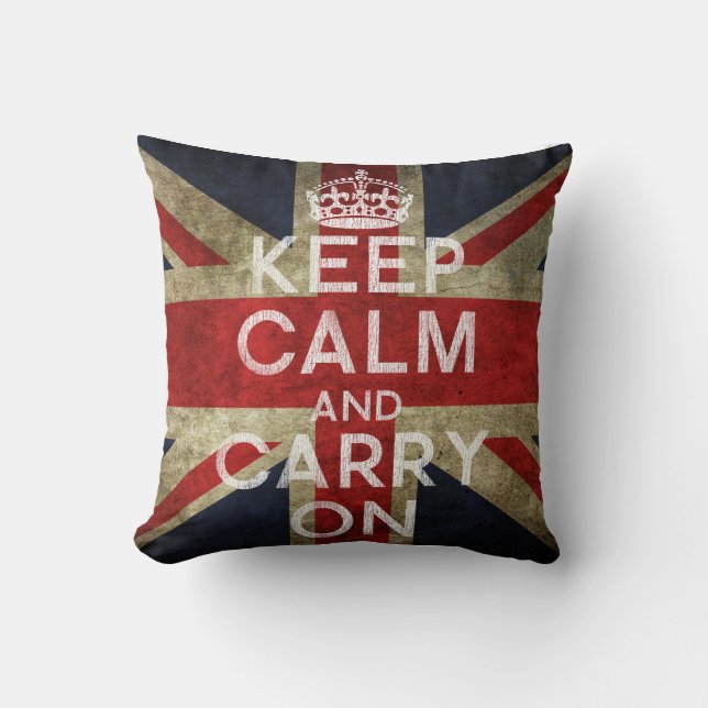 Gardez le calme et continuez le coussin (Recto)