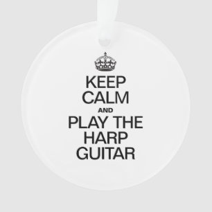 GARDEZ LE CALME ET JOUEZ À LA GUITARE HARP