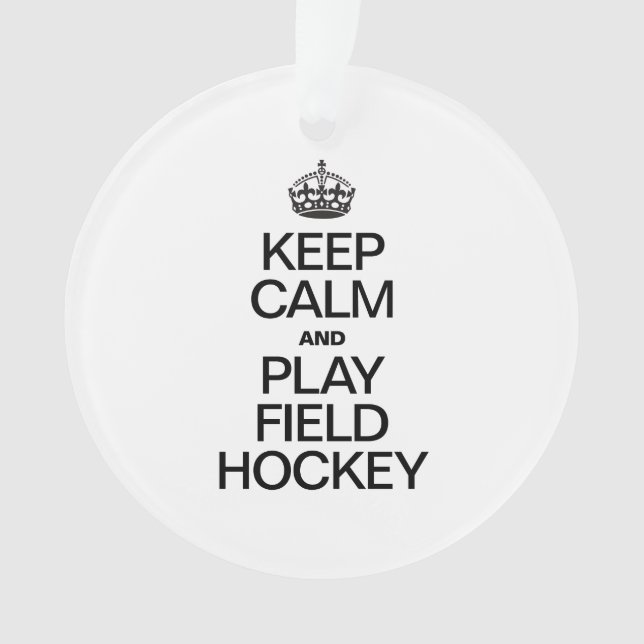 GARDEZ LE CALME ET JOUEZ AU HOCKEY SUR LE TERRAIN (devant)