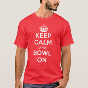 "Gardez le calme et la cuvette sur" le T-shirt