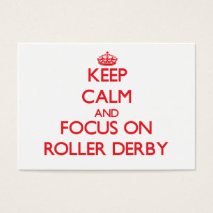 Gardez le calme et le foyer sur le rouleau Derby