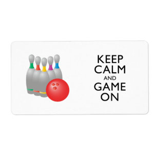 GARDEZ LE CALME ET LE JEU SUR - Bowling
