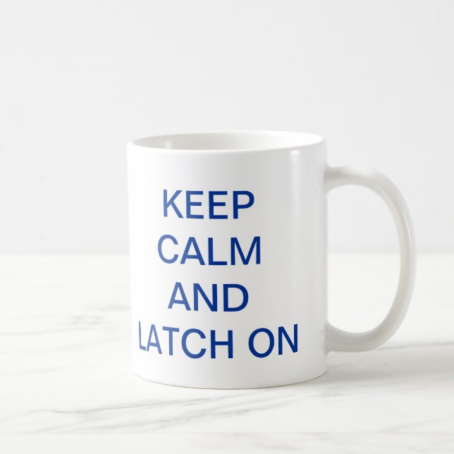 Gardez le calme et le verrou sur la tasse (Droite)