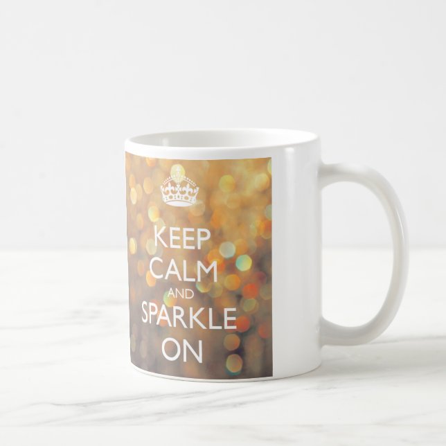 Gardez le calme et miroitez sur la tasse (Droite)
