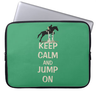 Gardez le calme et sautez sur le sac d'ordinateur