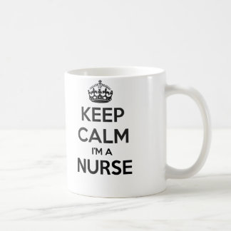 Gardez le calme que je suis une tasse de blanc