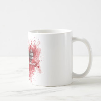 Gardez le calme que je suis une tasse de café
