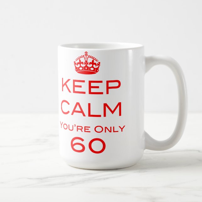 Gardez le calme que vous êtes tasse de seulement (Droite)