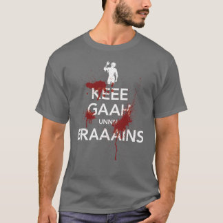 Gardez le calme - version de zombi - T-shirt