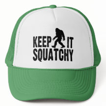 Gardez-le casquette de camionneur de Squatchy