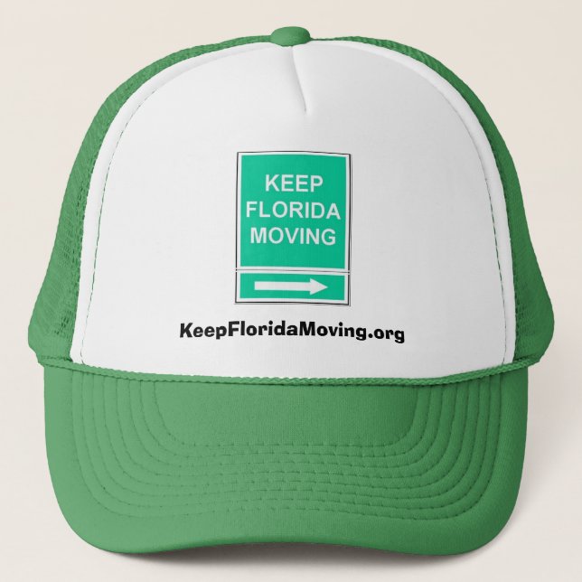 Gardez le casquette mobile de la Floride - vert et (Devant)