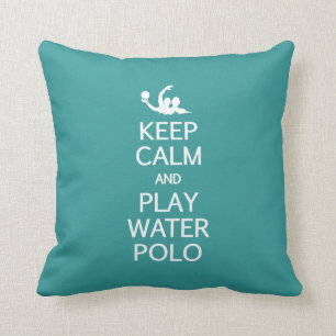 Gardez le coussin fait sur commande de polo d'eau