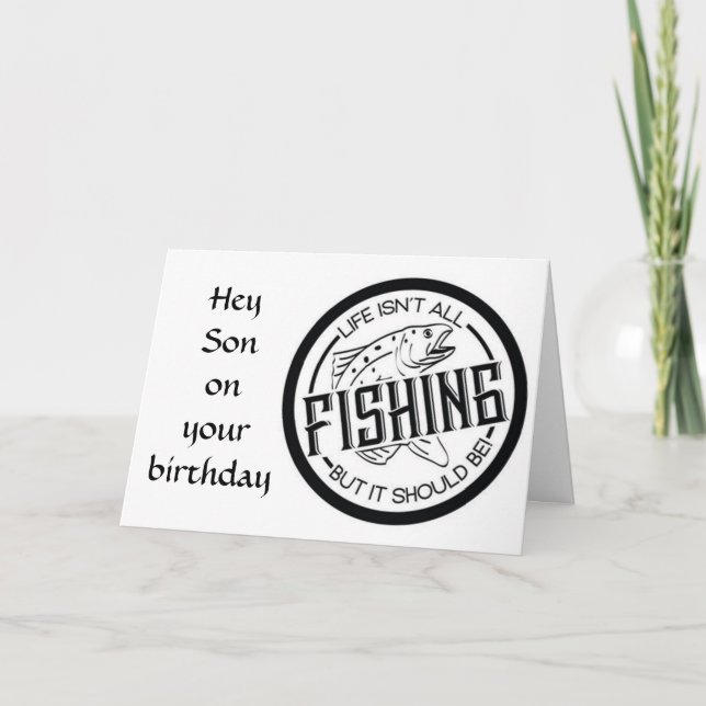 **GARDEZ-LE REEL** SUR LA CARTE D'ANNIVERSAIRE DU  (Devant)