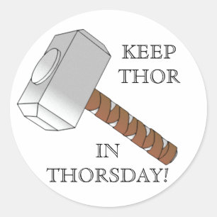 Gardez Thor en jeudi ! stickers & autocollants ron