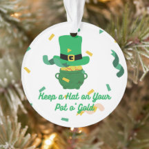 Gardez un Casquette sur votre pot d'or sur un