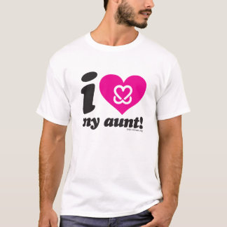 Gardez un sein "que j'aime ma tante" T-shirt