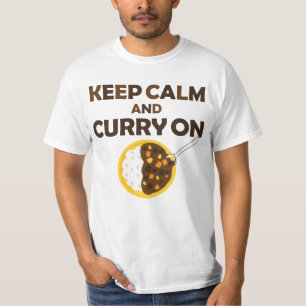 Gardez votre calme et continuez au curry T-shirt g