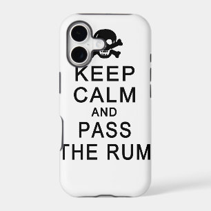Gardez votre calme et passez le rhum Coque iPhone