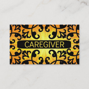 Gardien Sunshine Damask Carte de visite