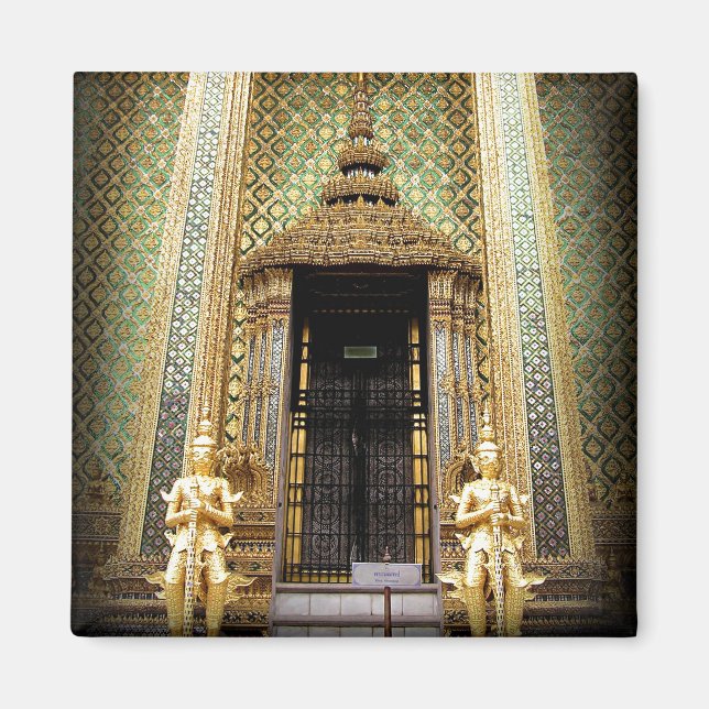 Gardiens du Palais d'Or Thail Photo Magnet (Devant)