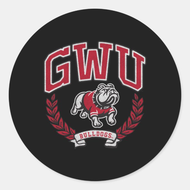 Gardner-Webb Runnin' Bulldogs Victory Classic Round Sticker (Front)