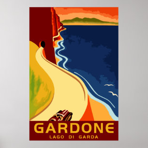 Gardone Lake Garda Poster
