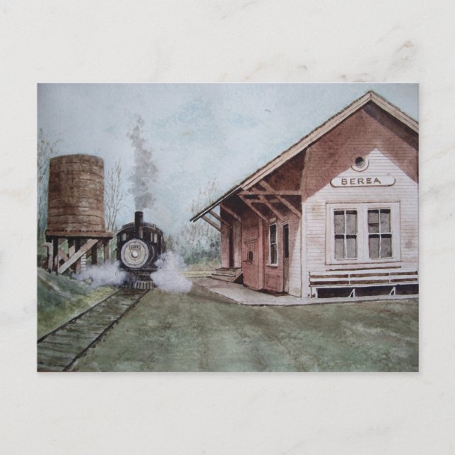 Gare - carte postale (Devant)