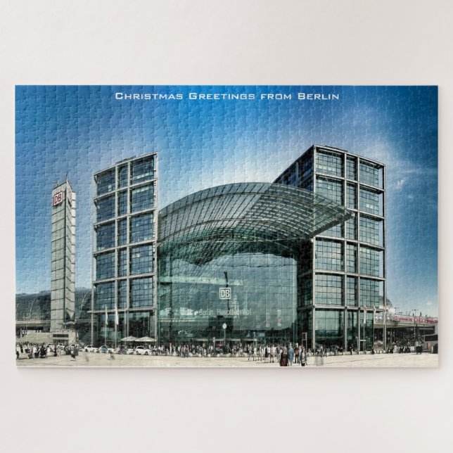 Gare centrale Berlin Allemagne. Jigsaw Puzzle (Horizontal)