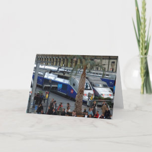 Gare de Lyon. Paris, France Card