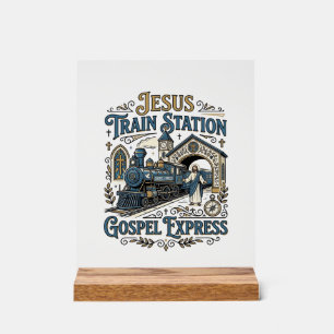 Gare de train Jésus Gospel Express Gare de train J