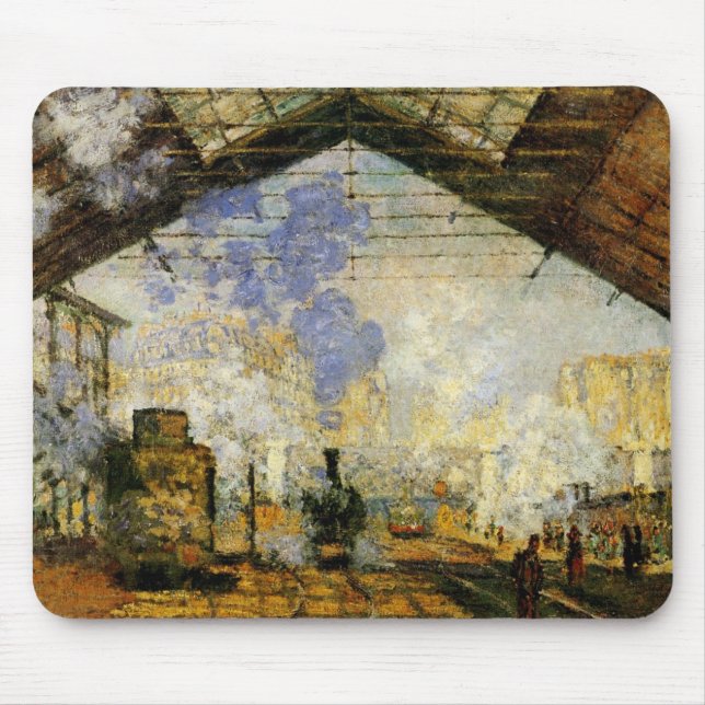 Gare Saint-Lazare Mouse Pad (Front)