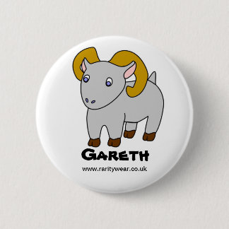 Gareth the Goat 2 Inch Round Button
