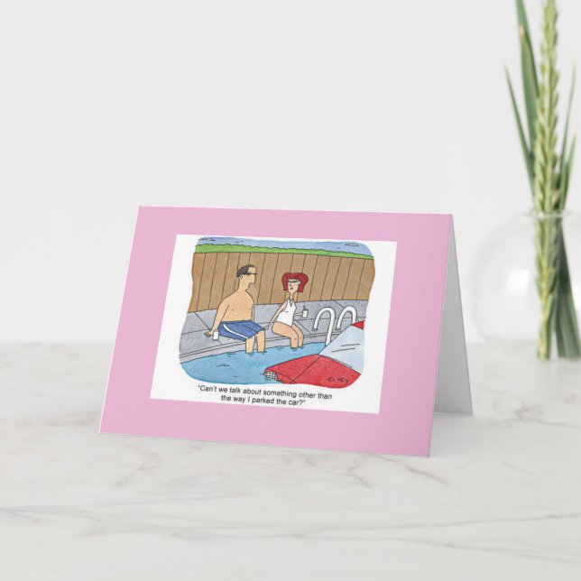 Garez la voiture Carte Saint-Valentin (Devant)
