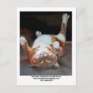 Garfelda, Garfelda, Original Art by AM Torrezww... Postcard