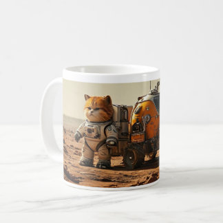 Garfield Cub et sa bière Can Truck sur Mars Mug