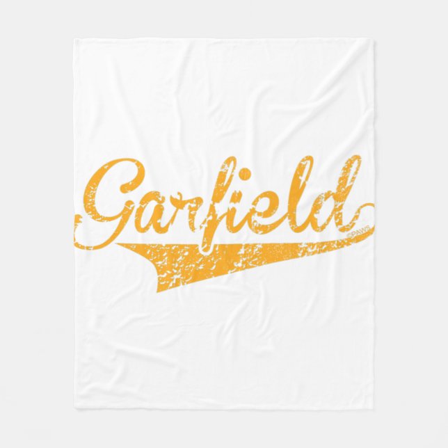 Garfield Sports Logo   Fleece Blanket (Front)
