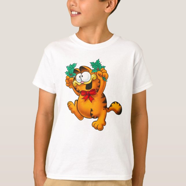 Garfield's Holiday Spirit T-Shirt (Front)