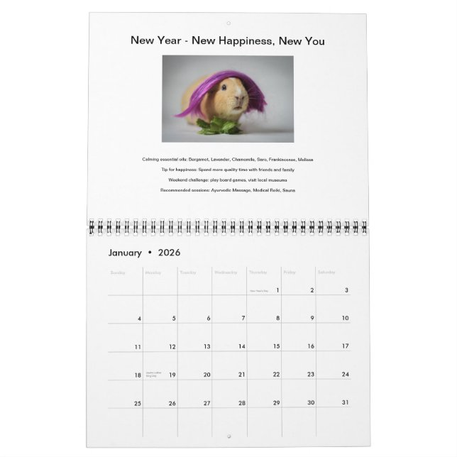 Garfunkel, the guinea pig, 2015 Wall Calendar. Calendar (Jan 2026)