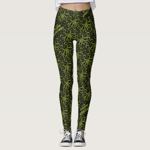 Gargantos Tiled Pattern Leggings