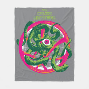 Gargantos Wrapped Around Seal of Vishanti Fleece Blanket