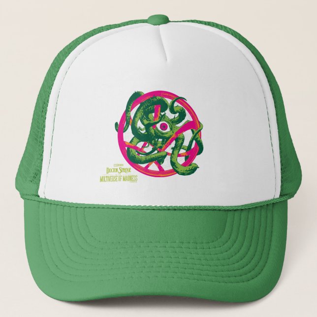 Gargantos Wrapped Around Seal of Vishanti Trucker Hat (Front)