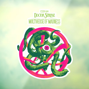 Gargantos Wrapped Around Seal of Vishanti Window Cling