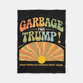 Garge For Trump Make American Garge Great Again 8 Fleece Blanket