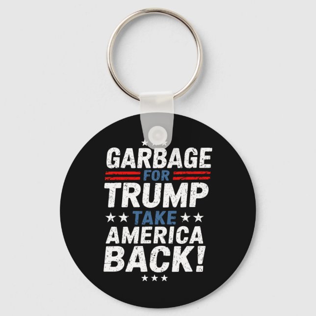 Garge For Trump Take America Ck Presidential Elect Keychain (Front)